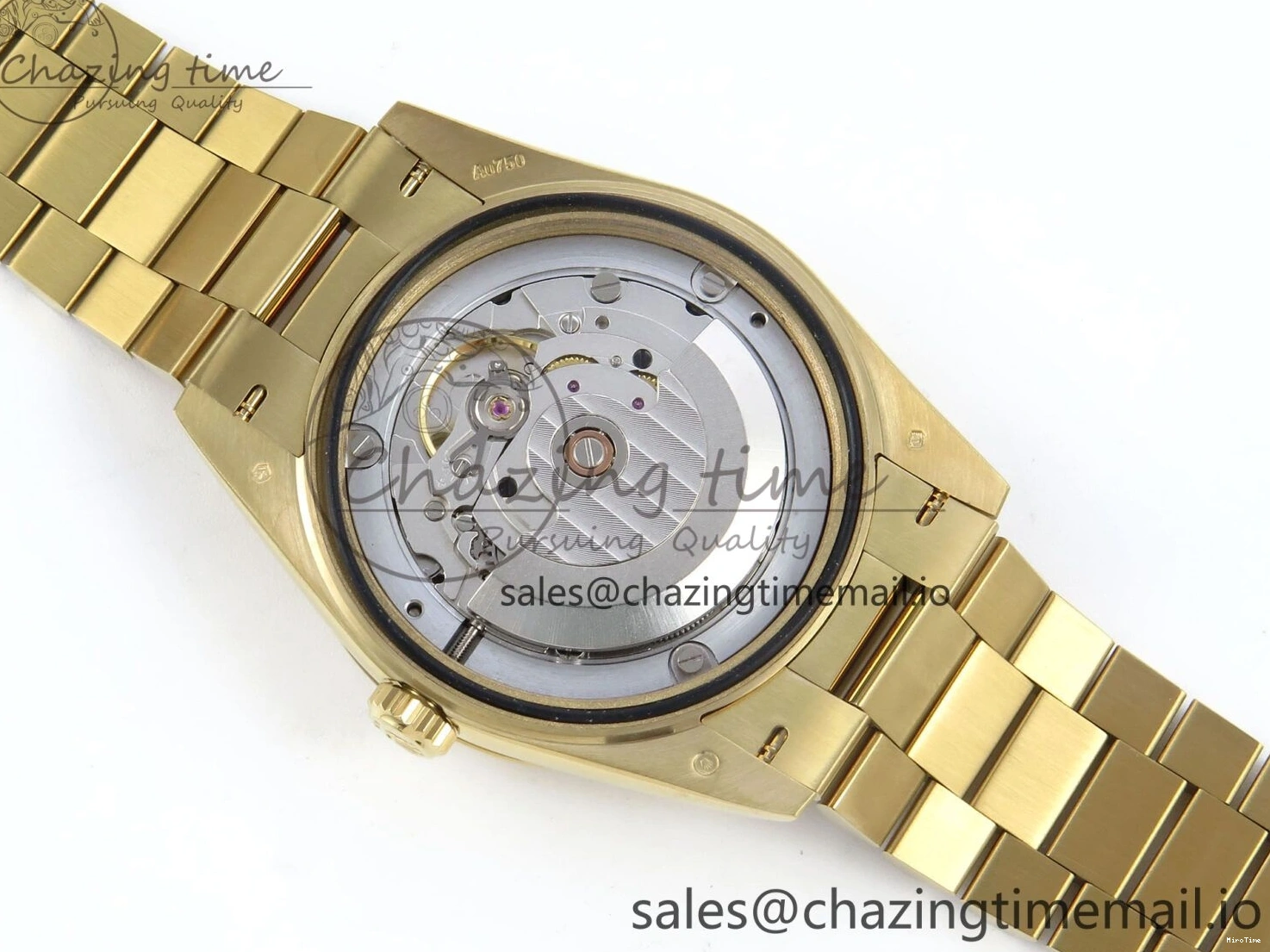 MiroTime 1219 Day Date 40 YG 228238 Noob 1:1 Best Edition White MOP Crystal Dial on President Bracelet A2836 (Gain Weight) Breathable 804